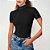 Blusa Colcci Basic Slim Ou25 Preto Feminino - Imagem 1