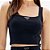 Regata Cropped Lança Perfume Nosleeve Ou25 Preto Feminino - Imagem 5