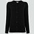 Cardigan Tricot Dudalina Basic Ou25 Preto Feminino - Imagem 1