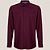 Camisa Dudalina Comfort Tricoline In25 Bordô Masculino - Imagem 1