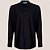 Camisa Dudalina Comfort Tricoline In25 Preto Masculino - Imagem 1