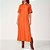Vestido Midi Colcci Comfort Ou25 Laranja Feminino - Imagem 1