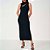 Vestido Midi Colcci Slim Ou25 Preto Feminino - Imagem 1