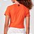 Camiseta Colcci Slim Estampado In25 Laranja Feminino - Imagem 2
