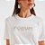 Camiseta Forum Comfort Ou25 Off White Feminino - Imagem 3
