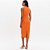 Vestido Super Midi Easy Lança Perfume Ou25 Laranja Feminino - Imagem 2