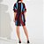 Vestido Curto Forum Listras Ou25 Preto Feminino - Imagem 2