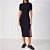 Vestido Canelado Colcci Mid Cut In25 Preto Feminino - Imagem 3