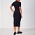 Vestido Canelado Colcci Mid Cut In25 Preto Feminino - Imagem 2