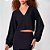 Blusa Colcci Gola V Manga In25 Preto Feminino - Imagem 1
