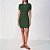 Vestido Canelado Colcci Curto Logo In25 Verde Feminino - Imagem 1