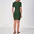 Vestido Canelado Colcci Curto Logo In25 Verde Feminino - Imagem 2