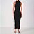 Vestido Canelado Colcci Logo Iconic In25 Preto Feminino - Imagem 2