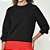 Moletom Colcci Basic Confort Ou25 Preto Feminino - Imagem 1