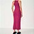 Vestido Super Midi Colcci Canelado Ou25 Rosa Feminino - Imagem 2
