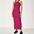Vestido Super Midi Colcci Canelado Ou25 Rosa Feminino - Imagem 1