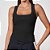 Regata Colcci Slim Canelada In25 Preto Feminino - Imagem 1