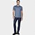 Camisa Polo Aramis Pima Interlock Ou25 Azul Masculino - Imagem 3