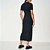 Vestido Midi Colcci Canelado Fenda Ou25 Preto Feminino - Imagem 2