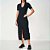 Vestido Midi Colcci Canelado Fenda Ou25 Preto Feminino - Imagem 1