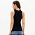 Blusa Canelada Lança Perfume Sem Manga In25 Preto Feminino - Imagem 2
