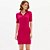 Vestido Curto Lança Perfume Gola Polo In25 Rosa Feminino - Imagem 1