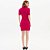 Vestido Curto Lança Perfume Gola Polo In25 Rosa Feminino - Imagem 2