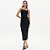 Vestido Super Midi Easy Lança Perfume In25 Preto Feminino - Imagem 1
