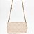 Bolsa Crossbody Lança Perfume Matelasse In25 Bege Feminino - Imagem 2