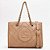 Bolsa Tote Lança Perfume Nervura In25 Marrom Feminino - Imagem 3