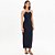 Vestido Super Midi Lança Perfume In25 Preto Feminino - Imagem 1