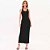 Vestido Super Midi Lança Perfume Canelad In25 Preto Feminino - Imagem 1