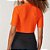 Blusa Colcci Canelada In25 Laranja Feminino - Imagem 2