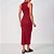 Vestido Super Mid Colcci Canelada In25 Vermelho Feminino - Imagem 2