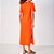Vestido Super Mid Colcci Iconic In25 Laranja Feminino - Imagem 2