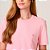 Blusa Dudalina Relevo In25 Rosa Feminino - Imagem 5