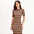 Vestido Super Midi Lança Perfume Friso In25 Marrom Feminino - Imagem 3