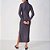 Vestido Super Mid Colcci Canelada Detail In25 Cinza Feminino - Imagem 2