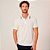 Camisa Polo Dudalina Jacquard In25 Off White Masculino - Imagem 1