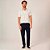 Camisa Polo Dudalina Jacquard In25 Off White Masculino - Imagem 3