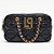 Bolsa Crossbody Lança Perfume Matelasse In25 Preto Feminino - Imagem 3