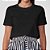 Camiseta Colcci Mid Iconic In25 Preto Feminino - Imagem 1