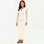 Vestido Super Midi Lança Perfume Can In25 Off White Feminino - Imagem 1