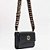 Bolsa Crossbody Lança Perfume Enfeite In25 Preto Feminino - Imagem 1