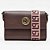 Bolsa Crossbody Lança Perfume Enfeite In25 Marrom Feminino - Imagem 3