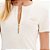 Vestido Curto Easy Lança Perfume Zipped In25 Bege Feminino - Imagem 4