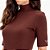 Vestido Super Midi Lança Perfume Frisos In25 Marrom Feminino - Imagem 3