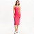 Vestido Midi Easy Lança Perfume In25 Rosa Feminino - Imagem 1