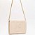 Bolsa Crossbody Lança Perfume Bordado In25 Bege Feminino - Imagem 1