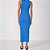 Vestido Super Mid Colcci Canelada In25 Azul Feminino - Imagem 2